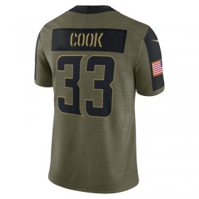 Miesten Minnesota Vikings NFL Pelipaita Dalvin Cook 33 Nike 2021 Salute to Service